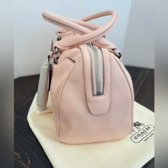 Coach Legacy Haley Blush Leather Satchel - Picture 4 of 7